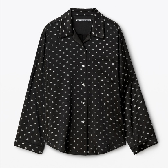 Alexander Wang silk suit set
